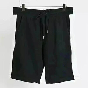 ASOS Black and White Colorblock Jersey Drawstring Shorts - Size M
